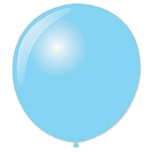 BALÃO REDONDO Nº9 LISO AZUL CLARO ART LATEX C/50