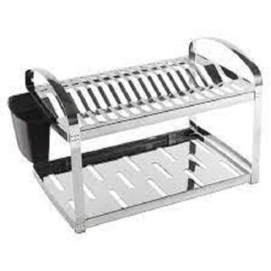 ESCORREDOR DE LOUÇAS AÇO INOX PARA 16 PRATOS