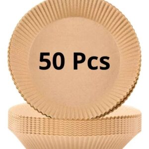 FORRO ANTIADERENTE REDONDO DESCARTÁVEL C/ 50 UNIDADES PARA AIR FRIYERS