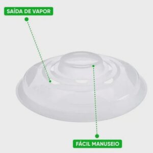 TAMPA PARA MICROONDAS PLASTICO