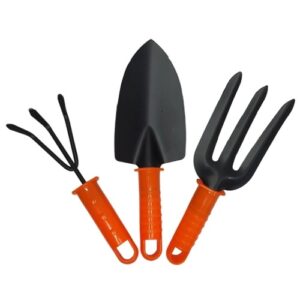 Kit Conjunto de Ferramentas para Jardinagem Horta com 3 Peças