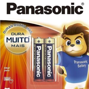 PILHAS PANASONIC AAA BLISTER COM 2 UNIDADES