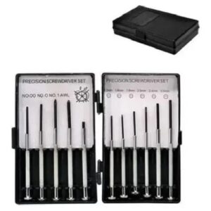 KIT CHAVE DE PRECISÃO 12 EM 1 11 CHAVES + ESTOJO