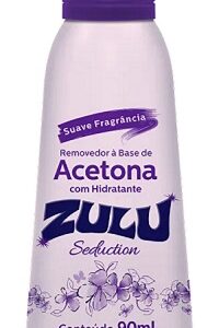 Removedor à Base De Acetona Com Hidratante 90ml Zulu