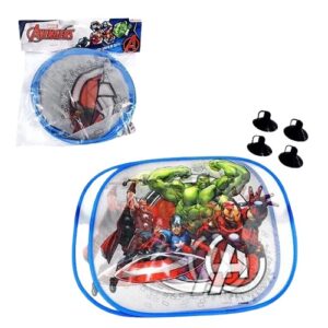 PROTETOR LATERAL DE CARRO TEMA AVENGERS 2 PEÇAS