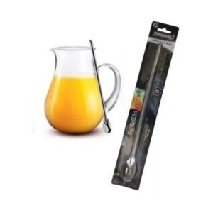 COLHER PARA SUCO AÇO INOX 30 CM