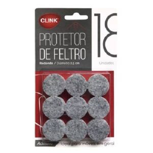 PROTETOR DE FELTRO REDONDO DIÂMETRO 2,5CM