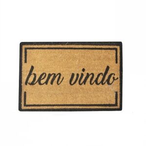 TAPETE  60 % FIBRA DE COCO C/ 40 % PVC40 X 60 CM