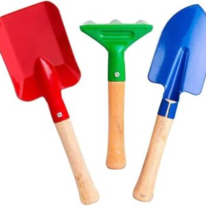 KIT JARDINAGEM 3 PEÇAS 2 PAS E 1 RASTELO