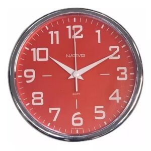 RELOGIO DE PAREDE QUARTZ NATIVO