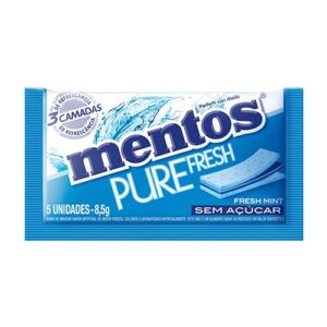 MENTOS PURE FRESH MINT S/ AÇUCARES- 5 unidades 8,5g