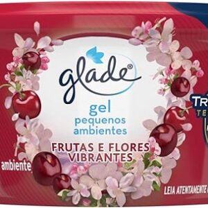 GLADE GEL  PEQUENOS AMBIENTES FRUTAS E FLORES VIBRANTES 70G