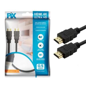 CABO HDMI 4K ULTRA HD PIX 2.0 – 0,5 METRO