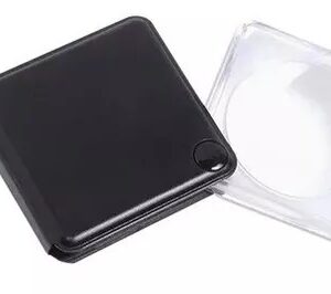 LUPA DE BOLSO C/LENTE DE PLASTICO 47MM NA CAIXA 93