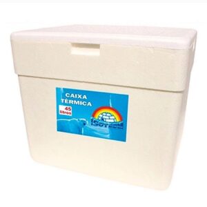 CAIXA TERMICA DE ISOPOR 45 LITROS ISOTERM