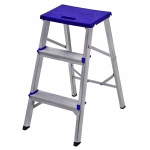 ESCADA ALUMÍNIO REAL 3 DEGRAUS/63CM DE ALTURA