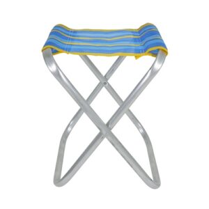 BANQUETA DOBRÁVEL DE ALUMÍNIO BEL CORES SORTIDAS