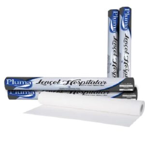 LENÇOL HOSPITALAR BRANCO EXTRA LUXO PLUMA 50CMX50M UNITARIO 100% CELULOSE VIRGEM