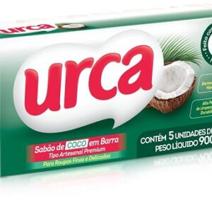 SABÃO DE COCO BARRAS URCA  COM 5 UNIDADES